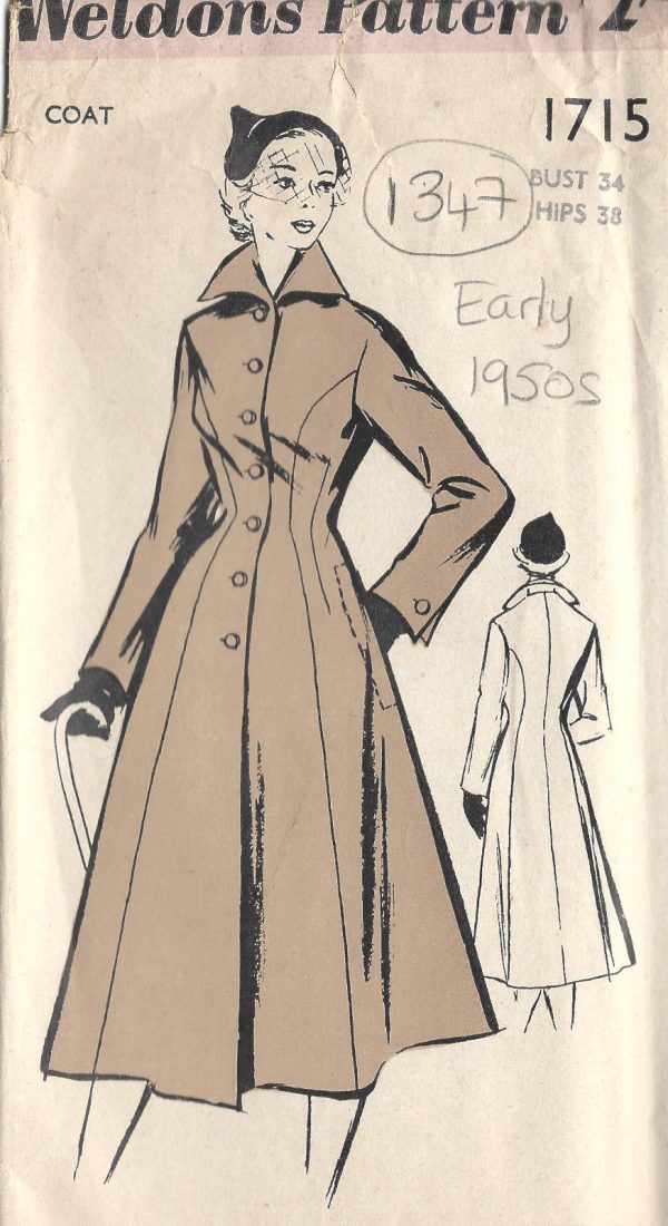 1950s-Vintage-Sewing-Pattern-B34-COAT-1347-251707648833