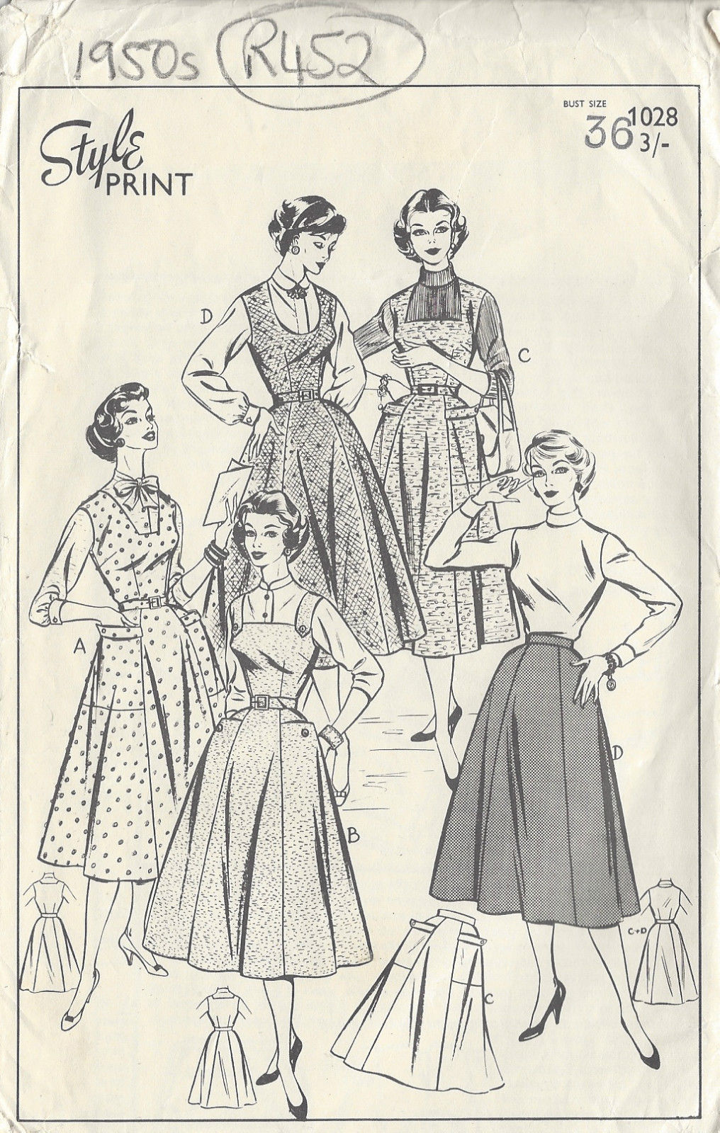 Vintage Denim Pinafore Dress UK Fashion | THE VINTAGE SCENE – The Vintage  Scene
