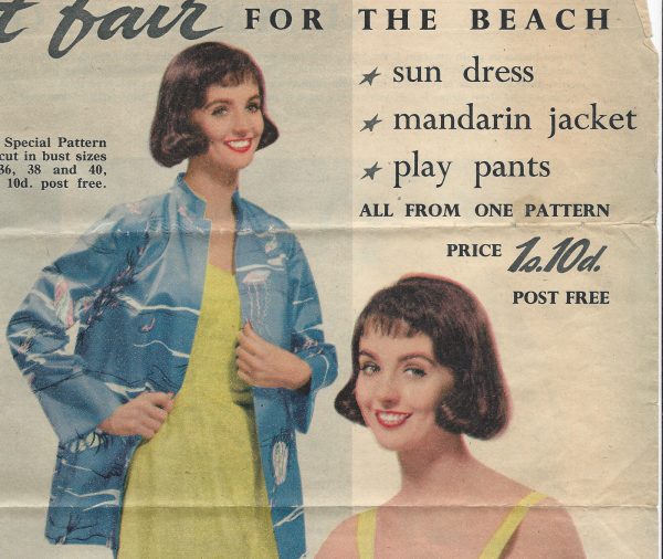 1950s-Vintage-Sewing-Pattern-B36-PLAYSUIT-JACKET-TUNIC-DRESS-KNICKERS-1302-261528999643-3