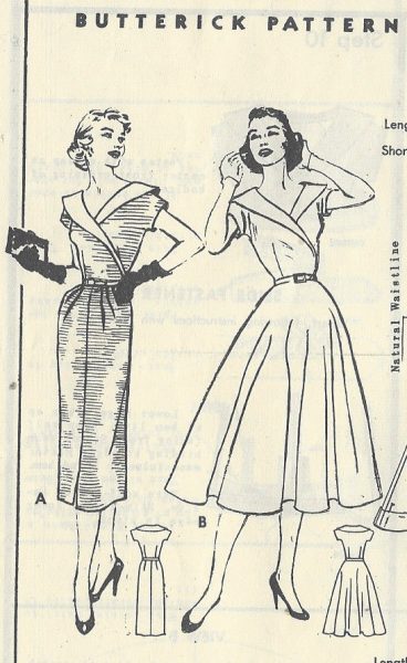 1950s-Vintage-Sewing-Pattern-B38-DRESS-R702-251174220053