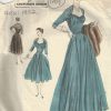 1952-Vintage-VOGUE-Sewing-Pattern-B34-ONE-PIECE-DRESS-SLIP-1769-262786060923