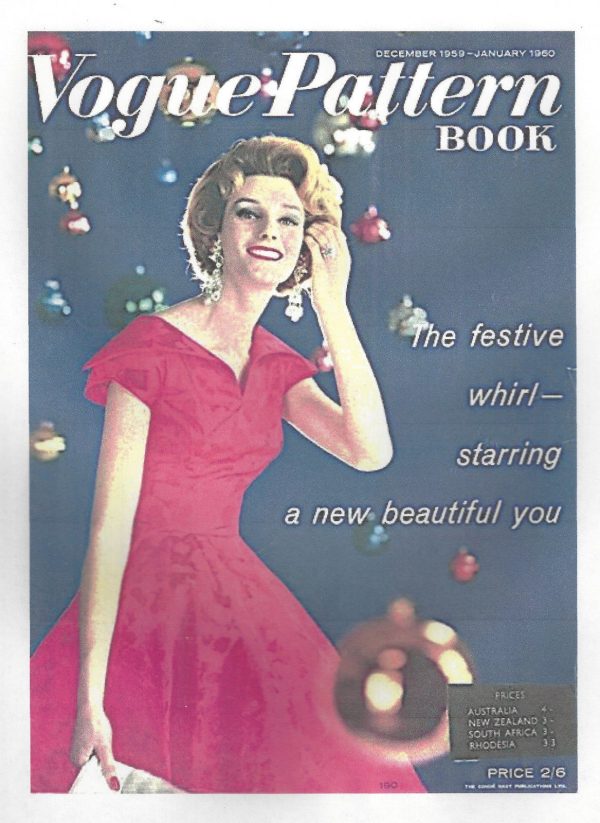 1959-Vintage-VOGUE-Sewing-Pattern-B36-ONE-PIECE-DRESS-COAT-1767-262786094733-4