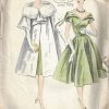 1959-Vintage-VOGUE-Sewing-Pattern-B36-ONE-PIECE-DRESS-COAT-1767-262786094733-6