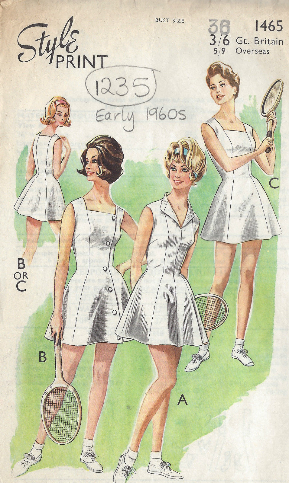 vintage tennis dress