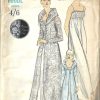 1960s-Vintage-VOGUE-Sewing-Pattern-B36-NIGHTGOWN-ROBE-1652-252397905713