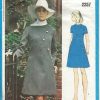 1969-Vintage-VOGUE-Sewing-Pattern-DRESS-B38-1558-By-Bill-Blass-262186873243