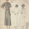 1936-Vintage-Sewing-Pattern-B42-DRESS-1450-261954772784