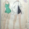 1940s-Vintage-Sewing-Pattern-B36-BATHING-SUIT-BEACH-COAT-R832-252012342494