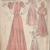 1940s-Vintage-Sewing-Pattern-HOUSE-COAT-NEGLIGEE-B32-106-251149193184