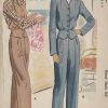 1944-Vintage-Sewing-Pattern-B30-W25-SUIT-JACKET-PANTS-105-261574966434