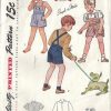 1945-WW2-Childrens-Vintage-Sewing-Pattern-S2-C21-BOYS-PLAYSUIT-SHIRT-C25-252527109214