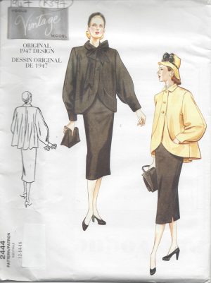 1943 WW2 Vintage VOGUE Sewing Pattern B30 COAT (1131) - The Vintage ...