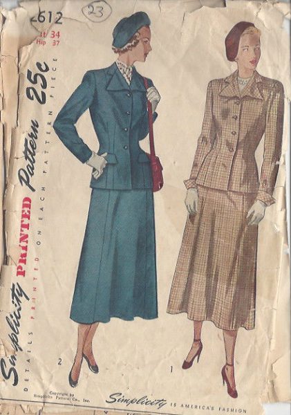 1948-Vintage-Sewing-Pattern-B34-TWO-PIECE-SUIT-23-251141731834