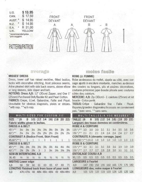 1950-Vintage-Sewing-Pattern-DRESS-B34-36-38-R415-251142610244-2