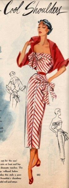 1950s-Vintage-Sewing-Pattern-B32-DRESS-JACKET-R777-By-Modes-Royale-261156850684