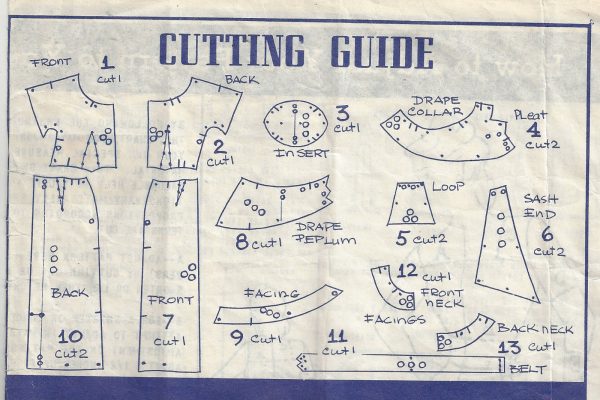 1950s-Vintage-Sewing-Pattern-B36-DRESS-R790-By-Modes-Royale-261134882224-3
