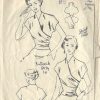 1950s-Vintage-Sewing-Pattern-BLOUSE-B36-R546-251919200714