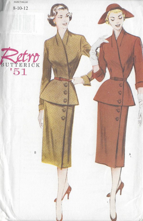 1951 Vintage Sewing Pattern B31 1/2-32 1/2-34 SKIRT, TOP & BELT (R817 ...