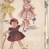 1953-Childrens-Vintage-Sewing-Pattern-S3-C22-DAY-or-PARTY-DRESS-C12-251568314234