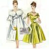 1959-Vintage-VOGUE-Sewing-Pattern-B36-ONE-PIECE-DRESS-COAT-1767R-262786113594-4