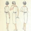 1960-Vintage-VOGUE-Sewing-Pattern-DRESS-B38-1554-By-Patou-252202838254-3