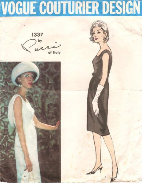 1964-Vintage-VOGUE-Sewing-Pattern-B34-DRESS-1631-By-PUCCI-of-ITALY-252369838874
