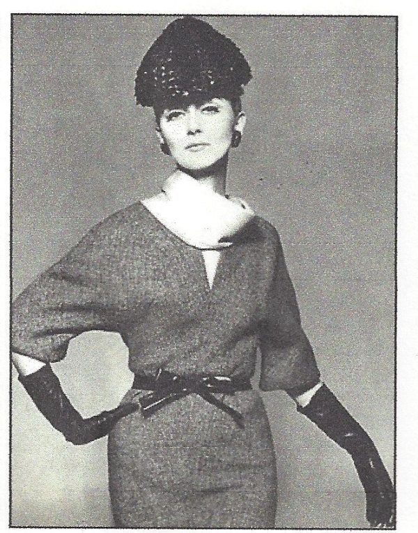1964-Vintage-VOGUE-Sewing-Pattern-DRESS-B36-1685-By-Patou-252458817914-2