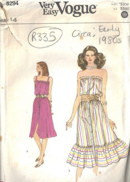 retro dresses 1980's