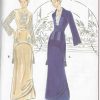 1900s-Edwardian-Vintage-Sewing-Pattern-TWO-PIECE-DRESS-B34-36-38-R774-251559168285