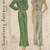 1930s-Vintage-Sewing-Pattern-B34-DRESS-1677-262513091505