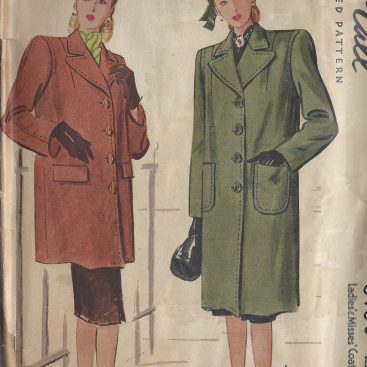 1940s Vintage VOGUE Sewing Pattern B36