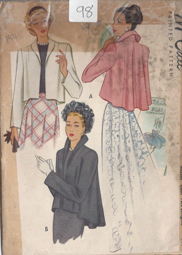 1948-Vintage-Sewing-Pattern-COAT-B34-98-251149200015