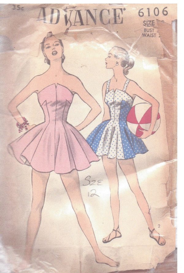 1950s-Vintage-Sewing-Pattern-BATHING-SUIT-SWIMSUIT-B30-111-251149184515