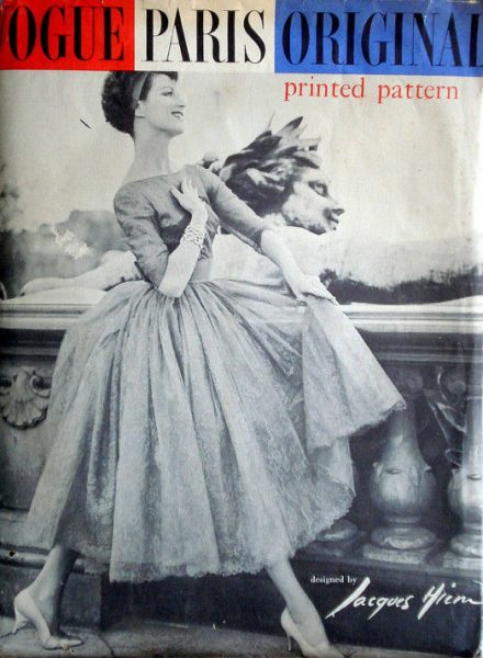 1957-Vintage-VOGUE-Sewing-Pattern-B34-DRESS-R808-By-Jacques-Hiem-251210896965