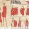 1960s-Vintage-Sewing-Pattern-B315-325-WRAP-DRESS-SMALL-1447-252016354225