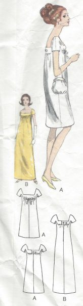 1960s-Vintage-VOGUE-Sewing-Pattern-DRESS-B36-R990-By-Patou-261217697955-2