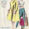 1961-Vintage-VOGUE-Sewing-Pattern-B31-DRESS-BLOUSE-PANTS-1206-251501683895