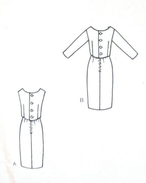 1964-Vintage-VOGUE-Sewing-Pattern-B34-DRESS-1575-By-PUCCI-of-ITALY-252302670415-2