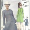 1968-Vintage-VOGUE-Sewing-Pattern-DRESS-B36-1528-By-Patou-262075221225