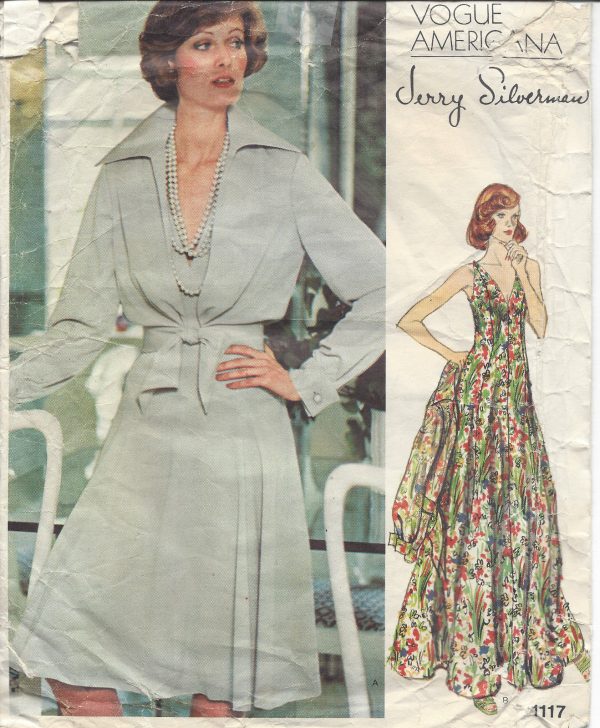 1970s-Vintage-VOGUE-Sewing-Pattern-B34-DRESS-JACKET-1044-BY-JERRY-SILVERMAN-261241115655