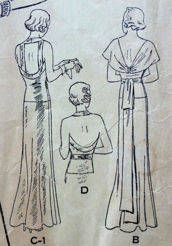 1930s-Vintage-Sewing-Pattern-B38-EVENING-DRESS-1648-252395118156-8