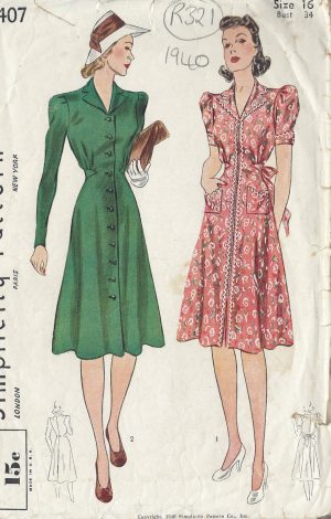 1940s Dress Patterns available from The ...