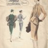 1950-Vintage-VOGUE-Sewing-Pattern-B40-SUIT-DRESS-SKIRT-JACKET-SCARF-1400-252701326766