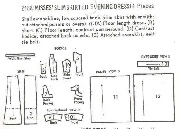 1950s-Vintage-Sewing-Pattern-DRESS-B32-R52-251974714586-3