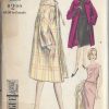 1950s-Vintage-VOGUE-Sewing-Pattern-B32-COAT-DRESS-R708-251174292436