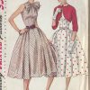 1952-Vintage-Sewing-Pattern-B31-DRESS-BOLERO-JACKET-R337-251161078326
