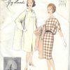 1959-Vintage-VOGUE-Sewing-Pattern-DRESS-COAT-B31-1414R-By-Guy-Laroche-251949680196