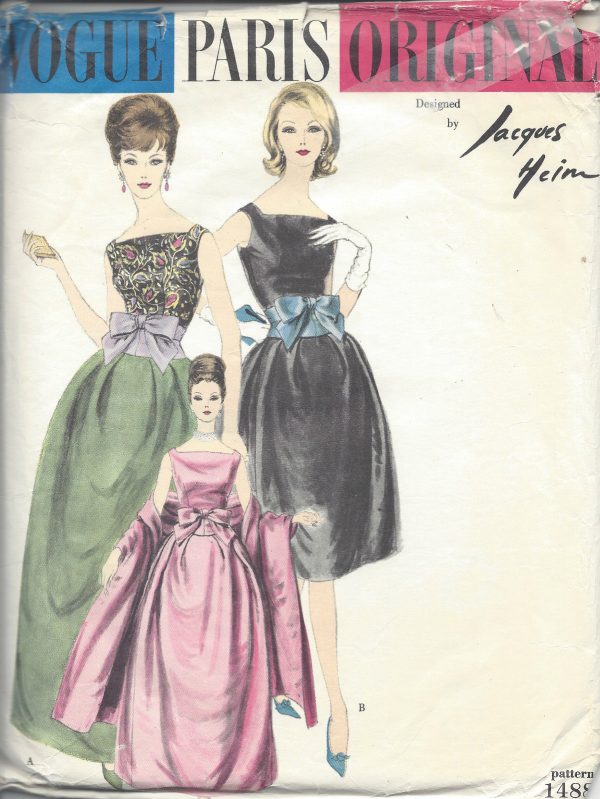 1960s-Vintage-VOGUE-Sewing-Pattern-B34-DRESS-STOLE-R969-BY-JACQUES-HEIM-261213264346
