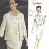 1960s-Vintage-VOGUE-Sewing-Pattern-B34-TWO-PIECE-DRESS-JACKET-1391R-BALMAIN-251817617916