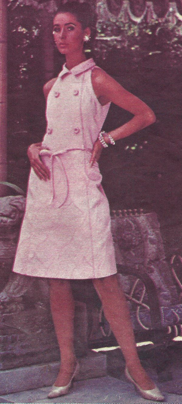 1960s-Vintage-VOGUE-Sewing-Pattern-B36-DRESS-1216-By-PIERRE-BALMAIN-261449338436-2